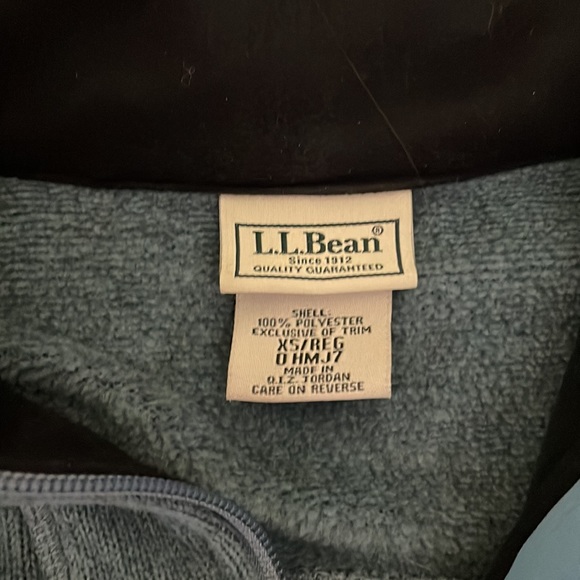 Dark Blue LL Bean 1/4 Zip Pullover Sweater - Picture 2 of 5